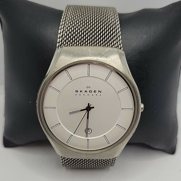 Skagen 956XLTTW Women\'s Stainless Steel Analog Silver Dial Quartz Watch AM766 main image 9